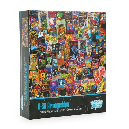8-Bit Armageddon Retro Video Game Puzzle 1000 Piece Jigsaw Puzzle