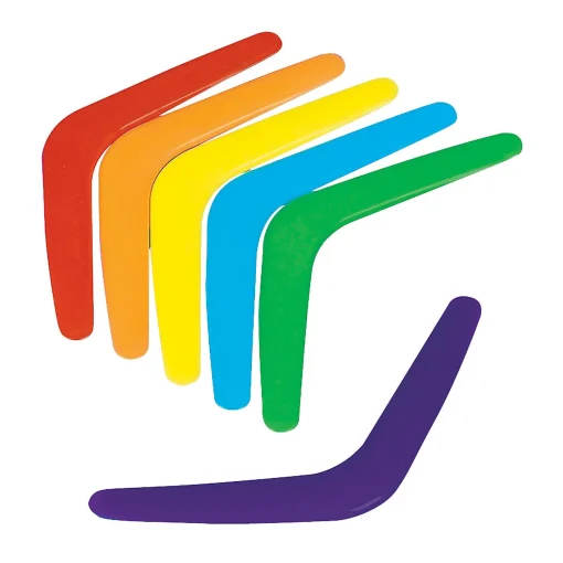 Bulk 48 Pc. Colorful Boomerangs