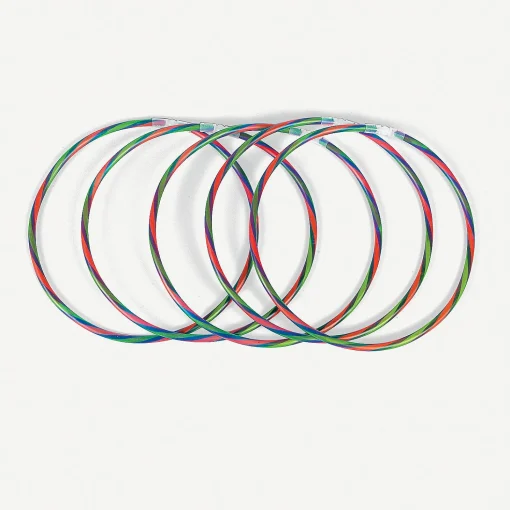 Bulk 50 Pc. Five-Color Glow Swizzle Necklaces
