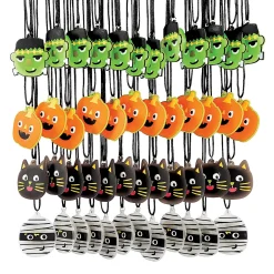 Bulk 48 Pc. Ghoul Gang Light-Up Necklaces