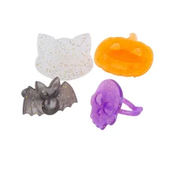 Bulk 48 Pc. Halloween Glitter Rings