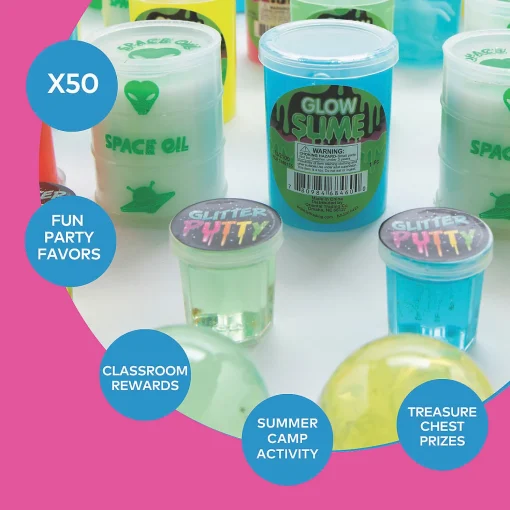 Bulk 50 Pc. Putty & Slime Assortment