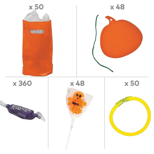 Bulk Halloween Handouts Kit For 48
