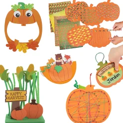Bulk Perfect Pumpkins Craft Kit Assortment - Makes 72