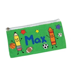 Canvas Pencil Cases - 12 Pc.