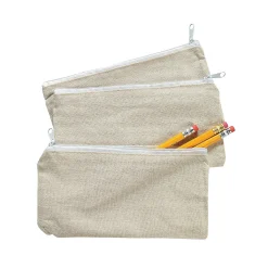 Canvas Pencil Cases - 12 Pc.