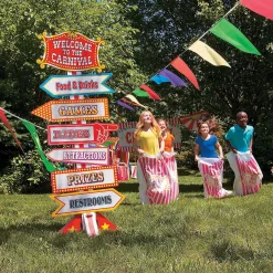 Carnival Design Potato Sack Race Bags - 12 Pc.