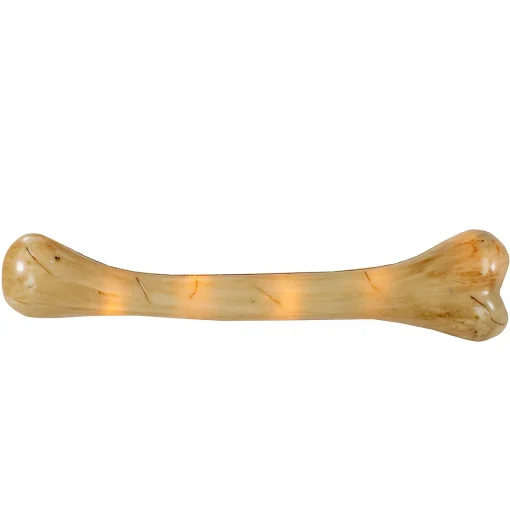 6Ct Bone Shaped Halloween Lights - 9.75Ft Black Wire