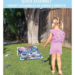 Disney Frozen 2 Frost Toss Game Set By Gosports - Includes 8 Snowflake Bean Bags With Portable Carrying Case