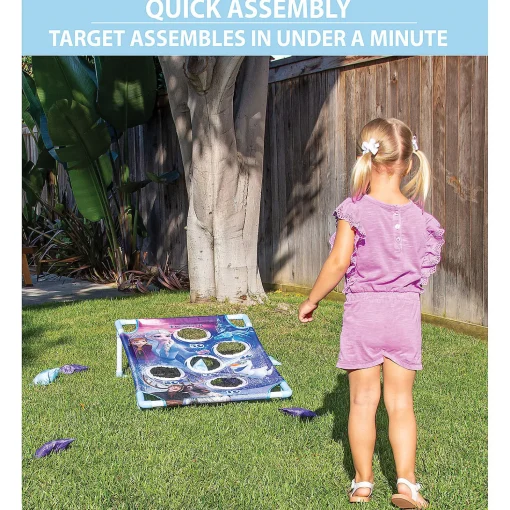 Disney Frozen 2 Frost Toss Game Set By Gosports - Includes 8 Snowflake Bean Bags With Portable Carrying Case