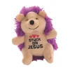 Easter Stuck On Jesus Religious Stuffed Hedgehogs - 12 Pc.