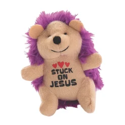 Easter Stuck On Jesus Religious Stuffed Hedgehogs - 12 Pc.