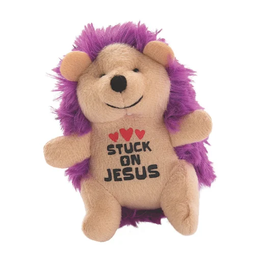 Easter Stuck On Jesus Religious Stuffed Hedgehogs - 12 Pc.