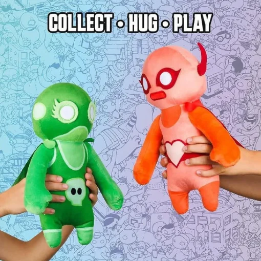 Gang Beasts Green Wrestler Plush 12" Video Game Character Doll Figure Pmi International