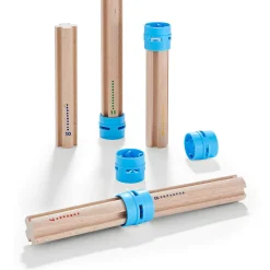 Haba Kullerbu Expansion Set - Tall Columns - 10 Piece Set For Creating Extra Tall Ball Track Layouts
