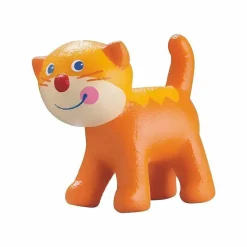 Haba Little Friends Cat Kiki With Basket, Blanket & Bowl