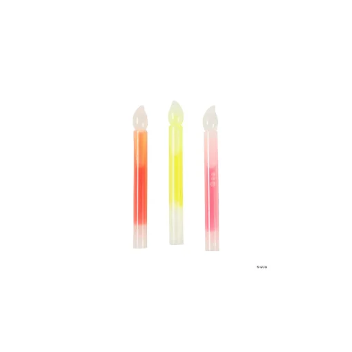 Halloween Candle Glow Sticks - 12 Pc.