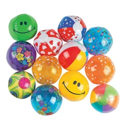 Inflatable 5" Mini Beach Ball Assortment - 25 Pc.