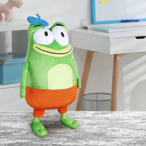 Lets Go Luna! Andy Hopper The Green Frog Plush Doll Pbs Kids Cartoon Animated Figure Mighty Mojo