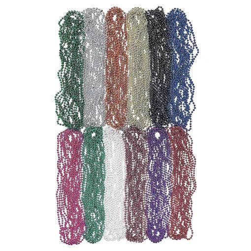 Mega Bead Necklace Assortment - 144 Pc.
