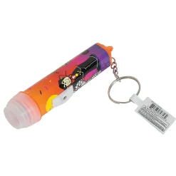 Mini Halloween Flashlight Keychains - 12 Pc.