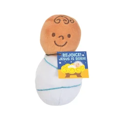 Mini Stuffed Baby Jesus With Card - 12 Pc.