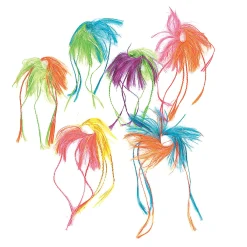 Neon Two-Tone Hair Attachments