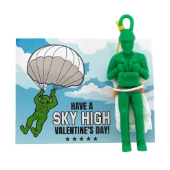 Paratrooper Valentine Exchanges With Card For 24
