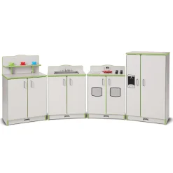 Rainbow Accents Culinary Creations Kitchen Refrigerator - Key Lime Green