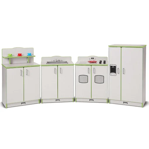 Rainbow Accents Culinary Creations Kitchen Refrigerator - Key Lime Green