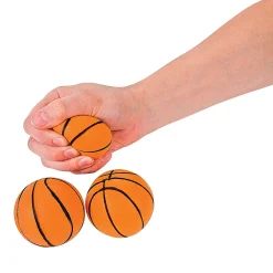 Realistic Basketball Stress Balls - 12 Pc.