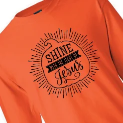 Shine With The Light Of Jesus Adult's T-Shirt