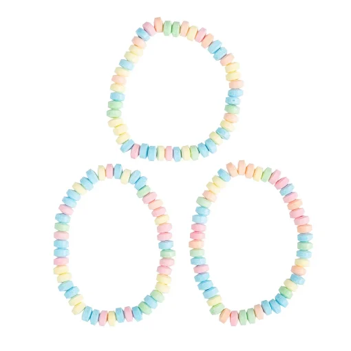 Stretchable Hard Candy Necklaces - 24 Pc.