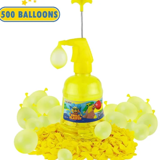 Toyrifik Water Balloon Pump Filler - Portable Station With 500 Balloons