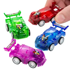 Translucent Pull-Back Race Cars - 12 Pc.