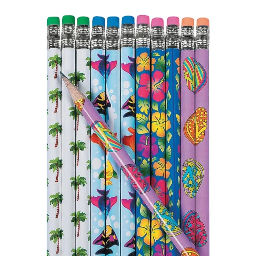 Tropical Pencils - 24 Pc.