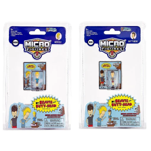 Worlds Smallest Beavis And Butthead Micro Figure One Random
