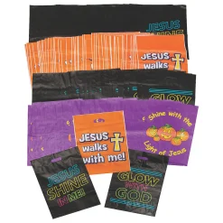 12 1/2" X 17" Bulk 250 Pc. Religious Halloween Plastic Goody Bag Assortment