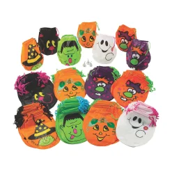 7 1/4" X 8 1/2" Bulk 720 Pc. Grinning Halloween Plastic Drawstring Bags