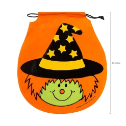7 1/4" X 8 1/2" Bulk 72 Pc. Halloween Drawstring Goody Bags