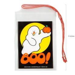 2 3/4" X 4" Bulk 144 Pc. Mini Halloween Plastic Drawstring Treat Bags