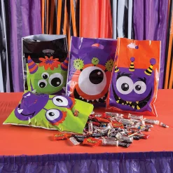 12 1/2" X 17" Bulk 100 Pc. Monster Trick-Or-Treat Bags