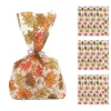 5 1/2" X 11" Fall Leaf Cellophane Bags - 12 Pc.
