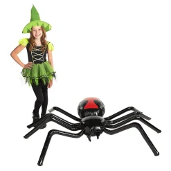 67 1/2" X 54" Jumbo Inflatable Spider Halloween Decoration