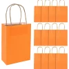 6 1/2" X 9" Medium Kraft Paper Gift Bags - 12 Pc.