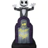 42" Blow Up Inflatable Nightmare Before Christmas Master Of Fright Jack Skellington Halloween Outdoor Yard Decoration