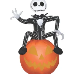 42" Blow Up Inflatable Nightmare Before Christmas Jack Skellington Halloween Decoration