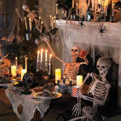 5 Ft. Life-Size Posable Skeleton Halloween Decoration