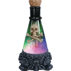 12" Green Potion Bottle Decoration