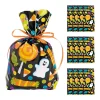 5" X 11 1/2" Halloween Ghost Cellophane Treat Bags - 12 Pc.